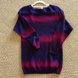 H&M ombré oversized boxy sweater tunic